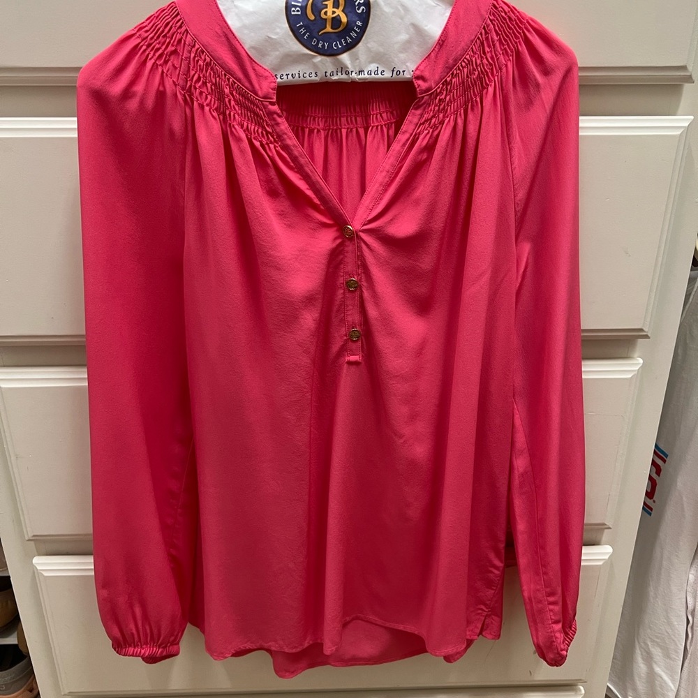 Lilly Pulitzer Silk Elsa Top